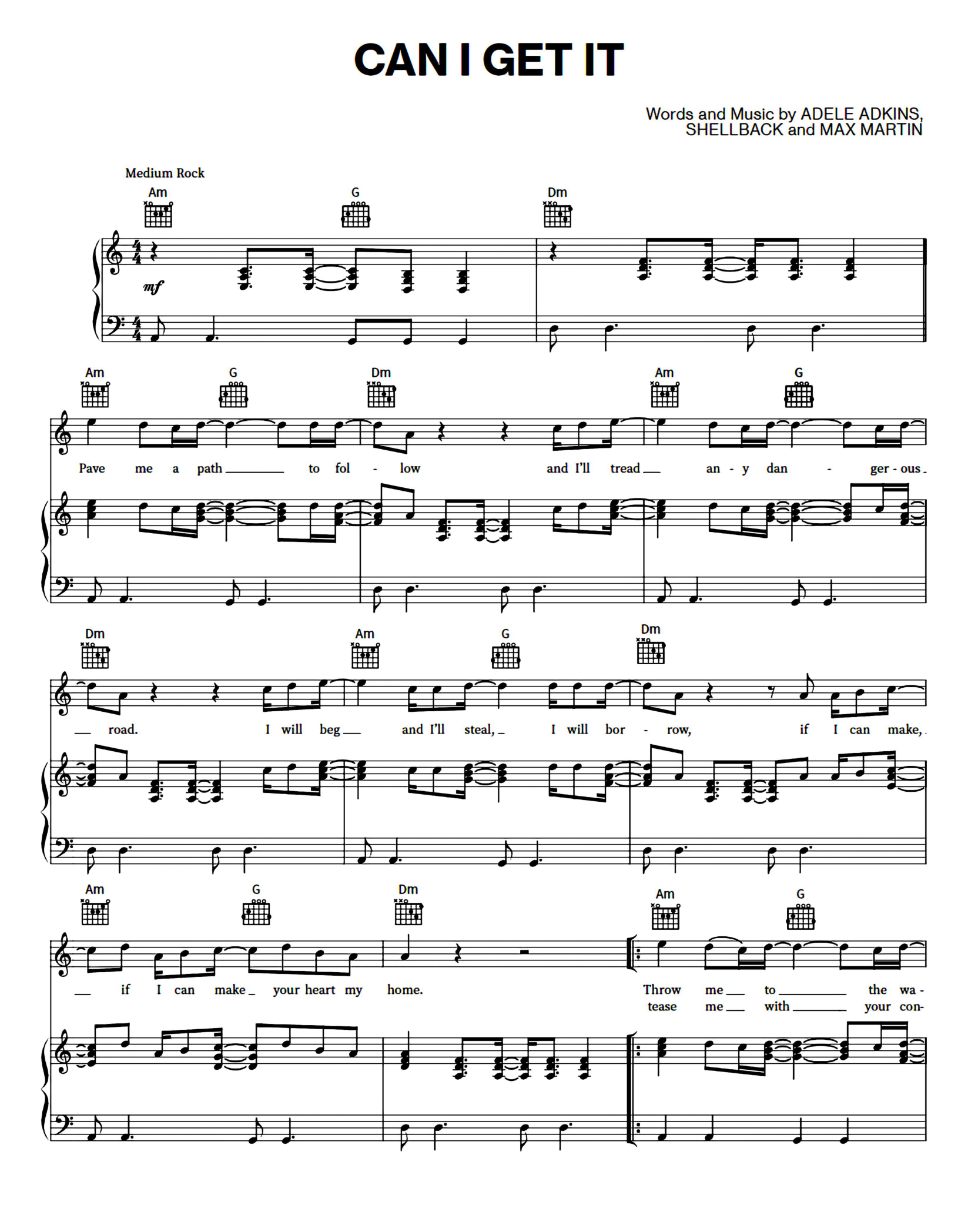 Can I Get It sheet music