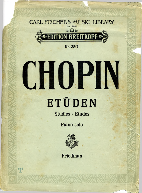 Etudes for Piano No.4 sheet music