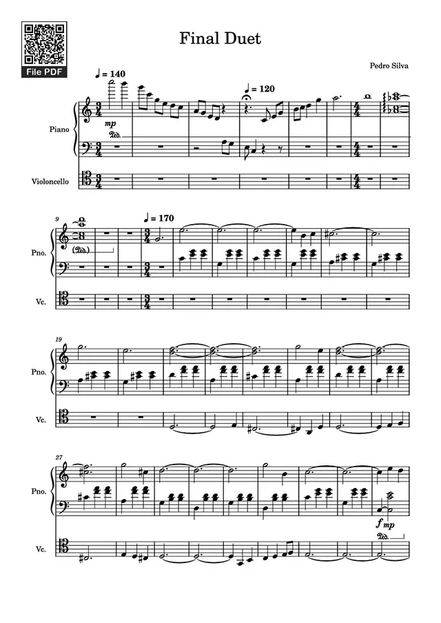 Piano Final Piano Sheet Music Page 1 Free PDF