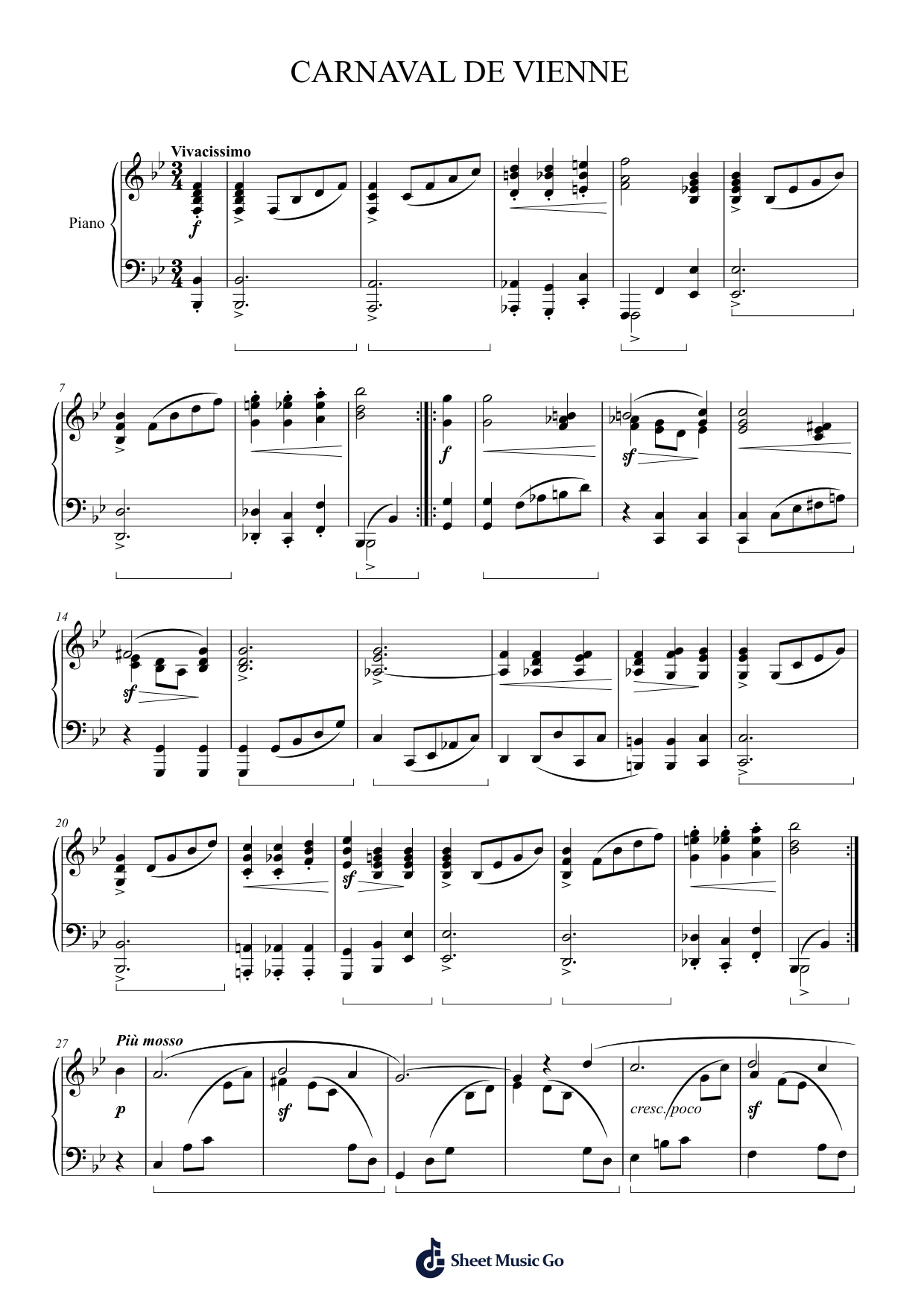 Human Piano Sheet Music Page 1 Free PDF