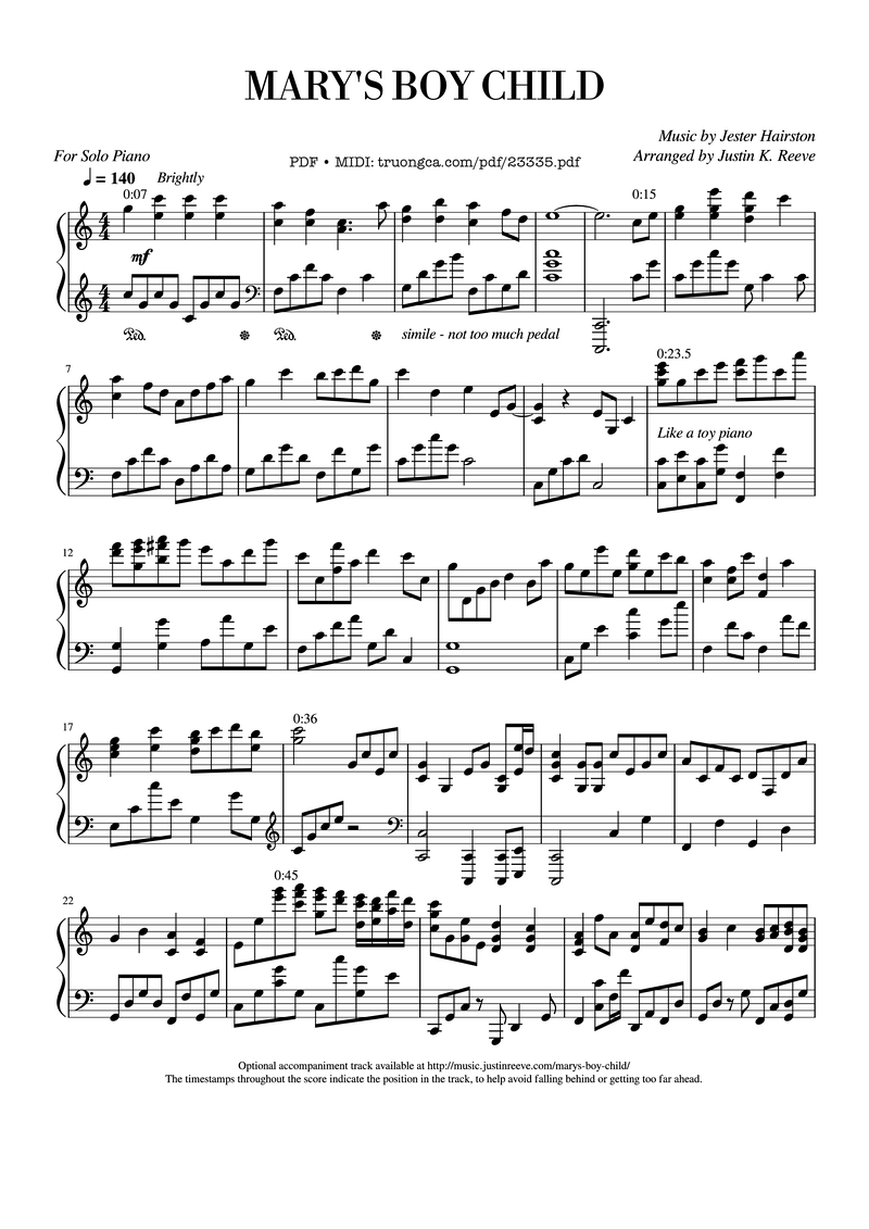 Jesus To A Child sheet music