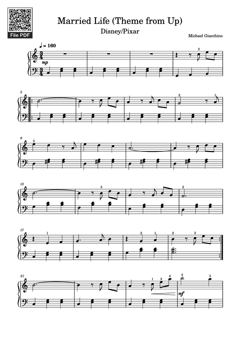The Life Piano Sheet Music Page 1 Free PDF