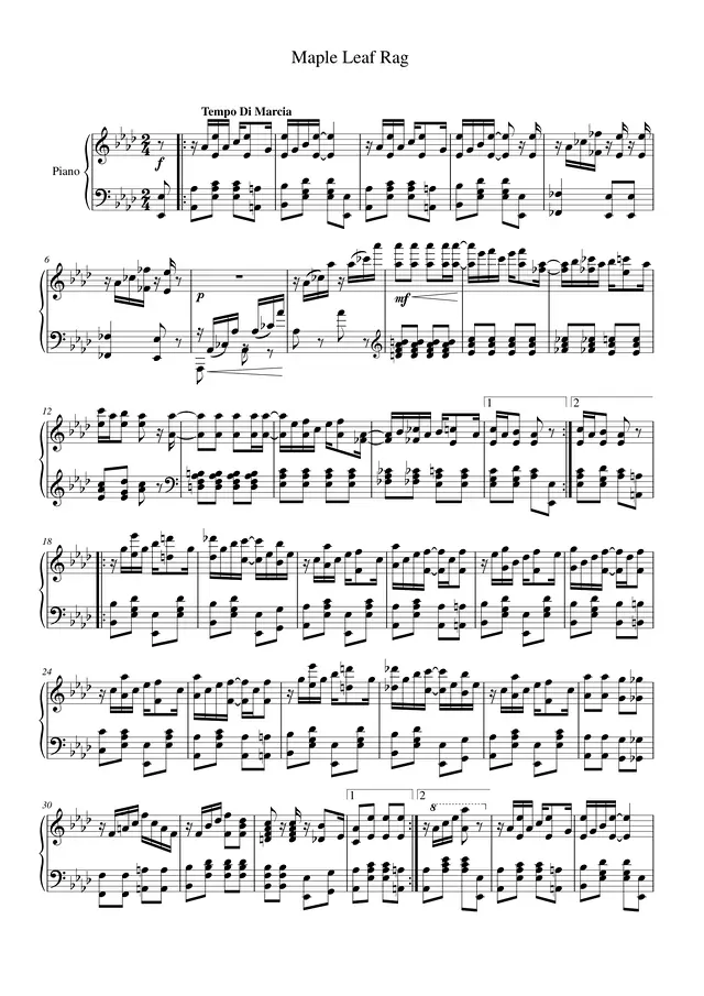 Maple Leaf Rag