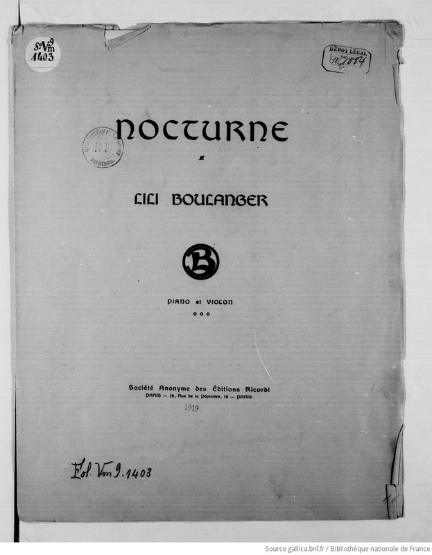 Nocturne sheet music